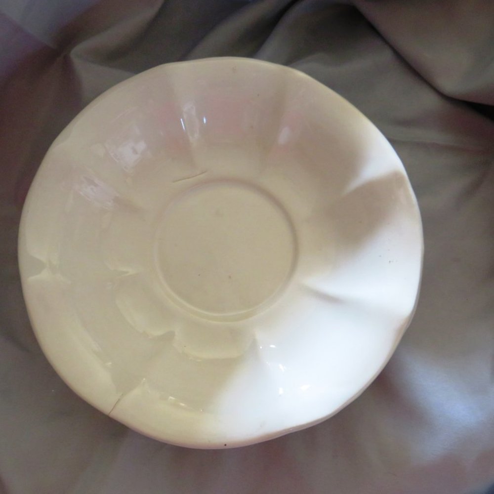 Vintage McCoy Sunflower Pottery Pitcher and Bowl - Picture 5 of 14